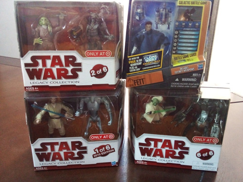 Star Wars- Attack Of The Clones- Set De Figuras Area Showdow