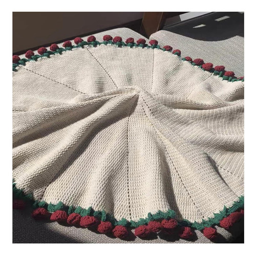 Manta De Ramo De Flores A Crochet, Kit De Tejido Diy