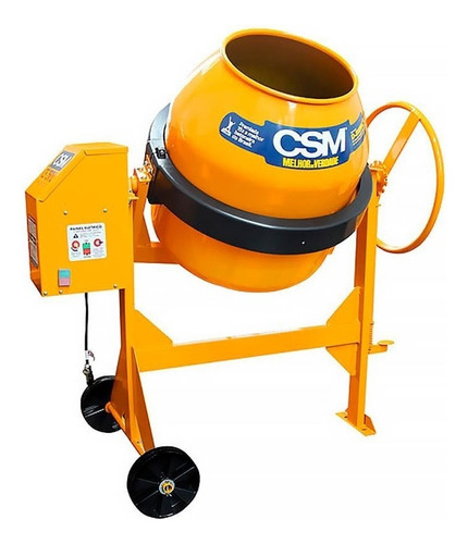CSM CS150 betoneira 150 litros com motor weg monofásico 0,5cv 220v