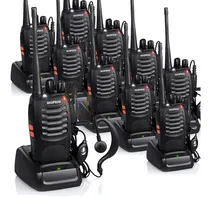 Comprar Kit X 10 Handy Baofeng Bf888s Canalero Radio Walkie Talkie 16ch Uhf Handie Accesorios Bateria Manos Libres Tipo Motorola
