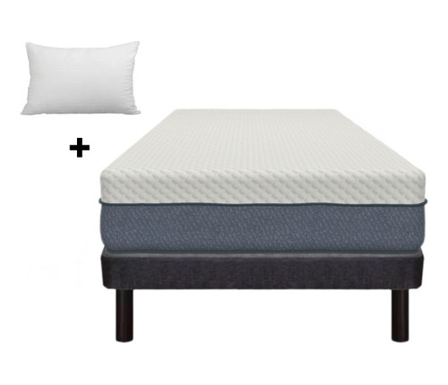 Juego Colchon Comfort Plus + Base Nordic 100x200 Sleep Box