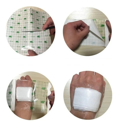 Imagem 2 de 2 de Curativo Filme Impermeavel Pós Cirurgico Em Rolo 10cm - 1 Mt