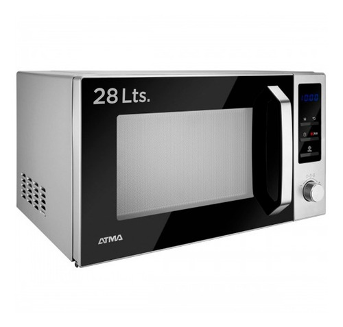 Microondas Grill Atma MD1828GN acero inoxidable 28L 220V