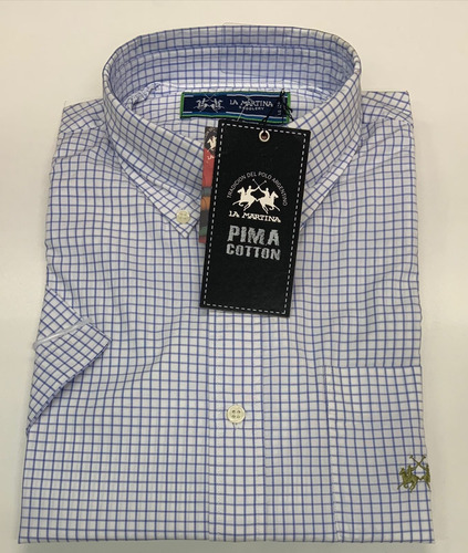 Camisa La Martina Hombre Manga Corta Cuadros