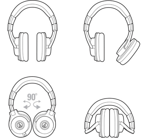 Auriculares Audio-Technica M-Series ATH-M40x negro