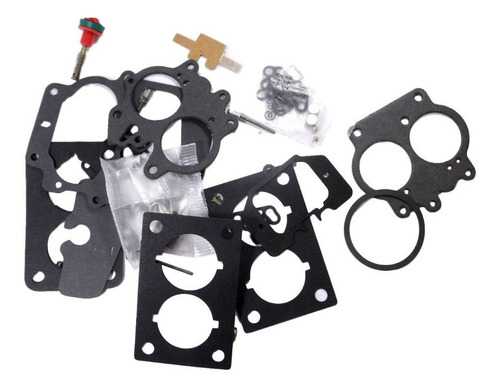 Kit Carburador Dodge 318 Carter 2b Inyector Interno Rojo