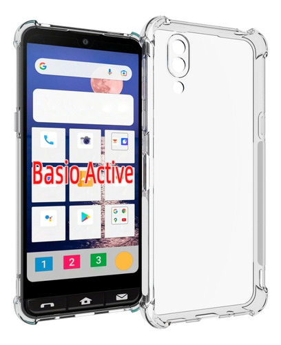 Funda De Teléfono Tpu Transparente Para Sharp Basio Active