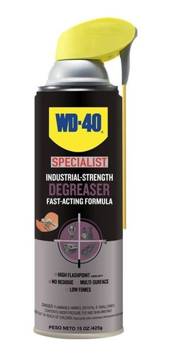 Desengrasante Industrial Wd40 Specialist 15 Oz