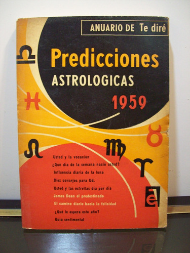 Adp Predicciones Astrologicas 1959 Anuario De Te Diré