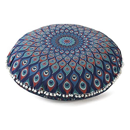 Funda De Cojín De Asiento Grande Suelo, Mandala Hippie...