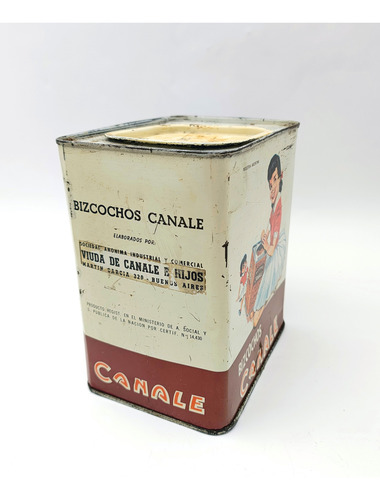 Lata Galletitas Canale Litografiado (exc Estado) - Cocina (Usado)