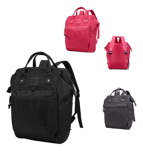 Mochila Urbana Everlast 22583 Color Fucsia Diseño Liso