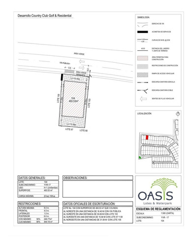 Imagen 1 de 12 de Terreno En Privada Oasis Dentro Del Yucatan Country Club