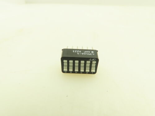 Alcoswitch 435166-4 Dip Switch 6-position Lot Of 23 Ssc