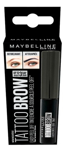 Delineador De Cejas Tatoo Brown Maybelline Black Brown