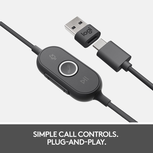 Auriculares Intraurales Logitech Zone 750 Con Cable Y Cancel