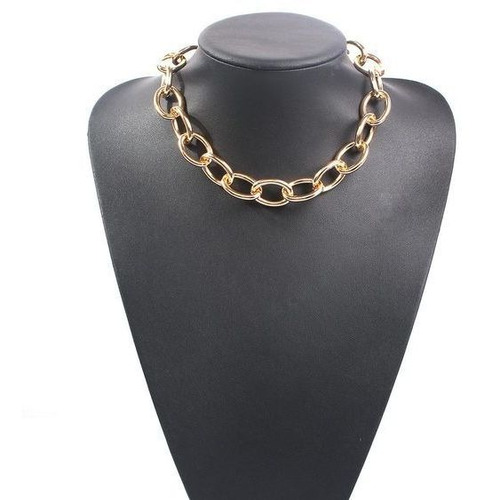 Cadena Choker Dorada Fashion