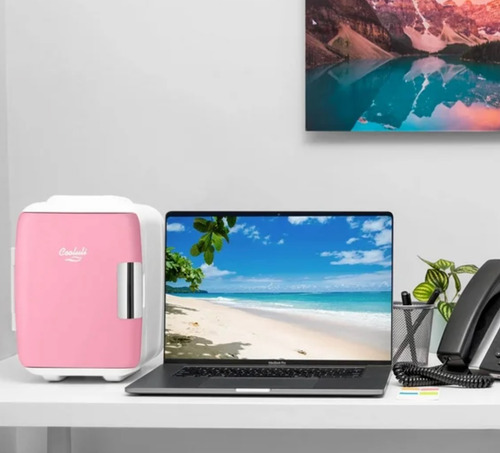 Mini Refrigerador Portatil Y Calentador Classic Rosa Chicle