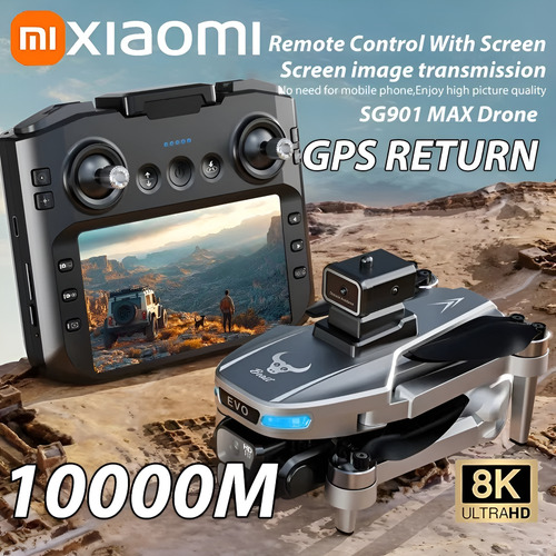Drone Sg901 Max Gps Smart Controle Com Tela Lançamento 2025