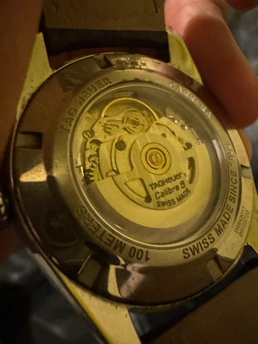 Reloj Tag Heuer Carrera Cal 5 Café Plateado Plateado (Usado)