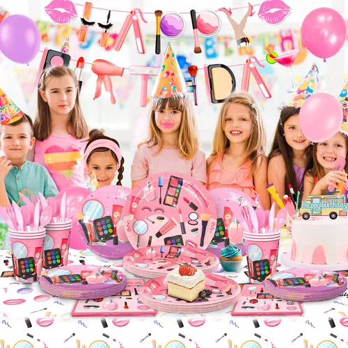 Suministros De Maquillaje Para Fiesta De Cumpleaños, 165 P.