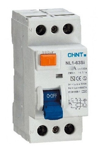 Disyuntor Diferencial Chint Bipolar Monofasico 6ka 2x40a