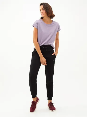 Pantalon Buzo Spalding Jogger Pretina Alta Mujer Deportivo