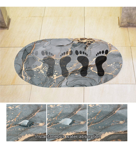 Alfombra De Baño K Diatomaceous, Superabsorbente, De Secado