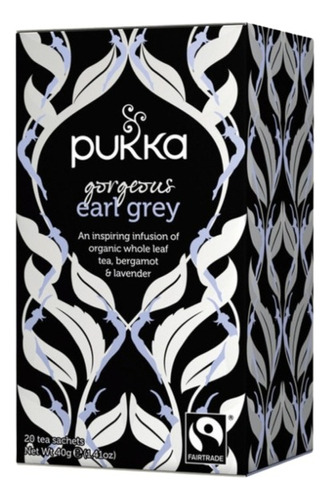 Pukka · Té Gorgeous Earl Grey Orgánico