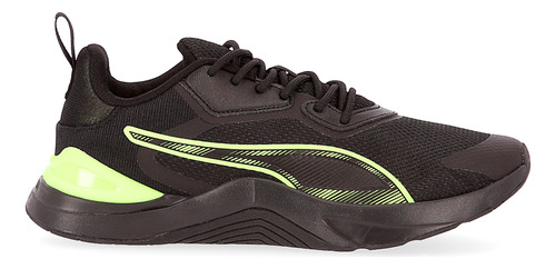 Zapatillas Entrenameinto Puma Infusion Unisex En Negro Y Lim