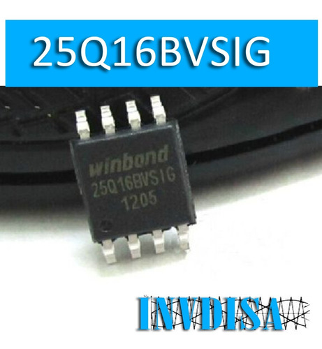 Integrado Bios Winbond W25q16 W25q16bvsig 25q16 - Programado