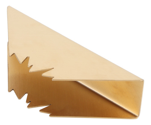 Servilletero Dorado Con Soporte Triangular De Acero Inoxidab