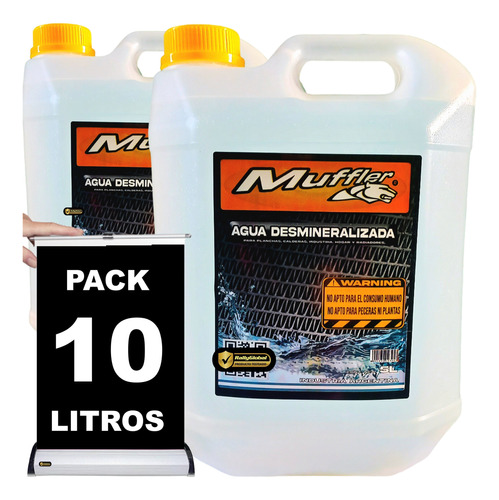 Pack X 2 Agua Destilada Refrigerante P/ Radiador Y Baterías