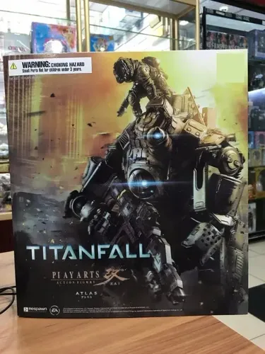 Figure Action Titanfall Atlas Ex. Play Arts Kai 26cm Único
