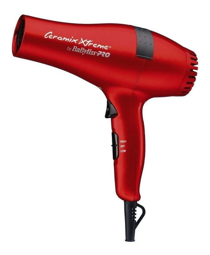 Secadora de cabello BaBylissPRO Ceramix Xtreme BABR5572 roja 110V - 120V