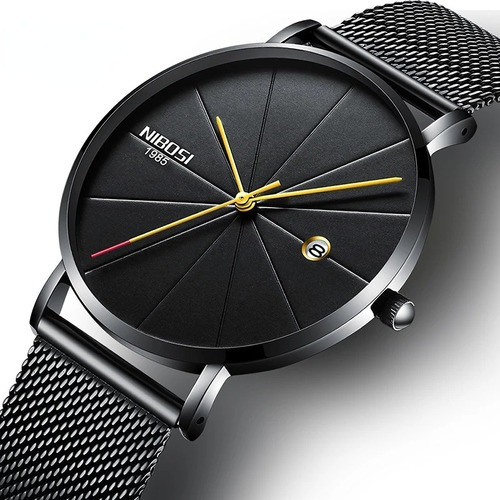 Reloj Nibosi Classic Ultra-delgado De Cuarzo Para Hombre