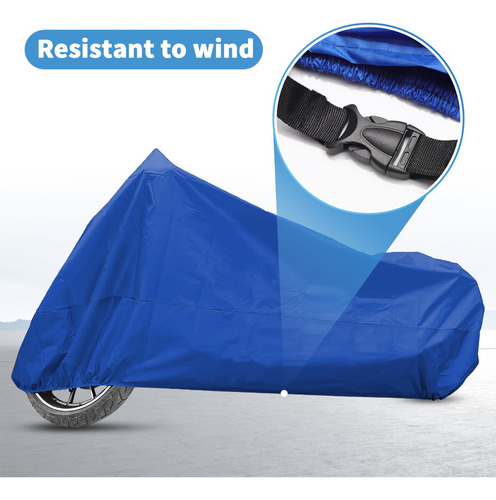 Cubiertas Para Moto 220x95x110cm Blue