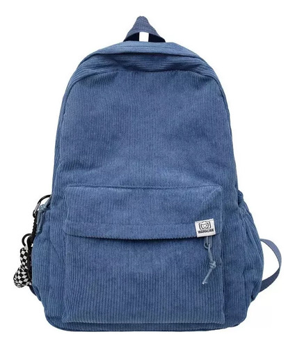 `. Mochila Negra Simple De Pana Para Mujeres Estudiantes Univer