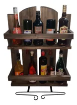 Comprar Botelleros Artesanal De Hierro Y Madera