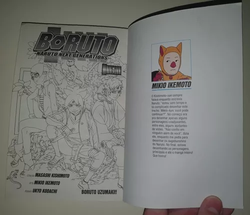 Mangá Boruto Volume 1 Naruto Next Generations 2018 Panini