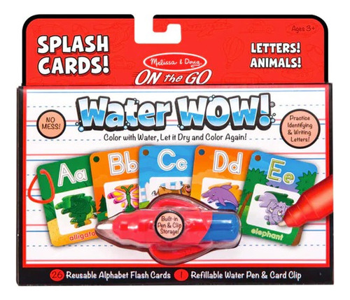 Water Wow Cards - Abecedario