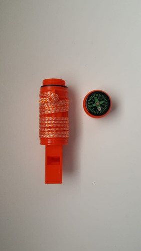 Imagen 10 de 10 de Silvato Supervivencia Correaje Y Bulto Protector