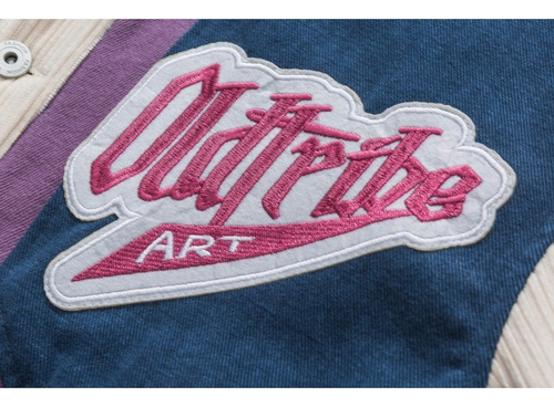 Chaqueta Béisbol Unisex Retro Colorida Estilo Varsity
