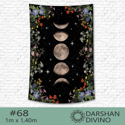 Imagen 6 de 10 de Tapiz Lona Tarot Cartas 1mx1,40m Nuevas!! Darshan Divino