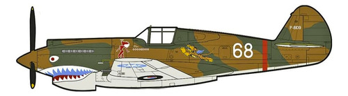 1/48 P-40 Warhawk Flying Tigers Diecast Hobby Master Ha9204