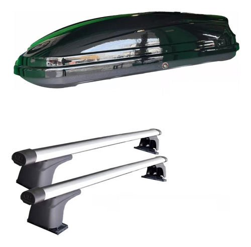 Valija 490lts Importada + Portaequipaje Aluminio Honda Crv