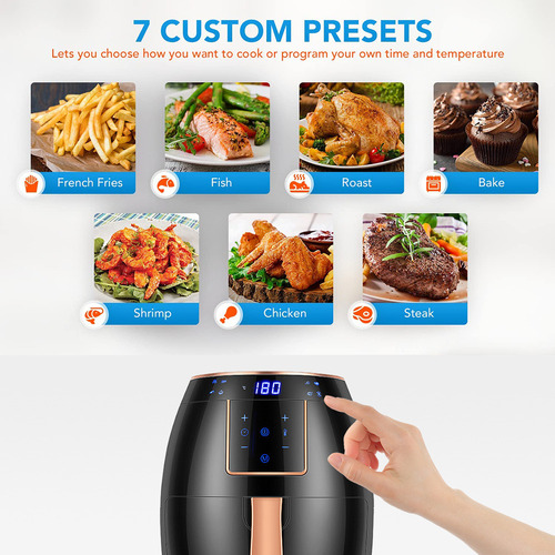 J Air Fryer.. Freidora Eléctrica Con Capacidad Para Hornear
