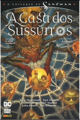 Sandman: A Casa Dos Sussuros, De Nalo Hopkinso, Dan Watters, Domo, John Rauch, Zac Atkinson. Série Sandman, Vol. 2. Editora Panini, Capa Mole, Edição 2 Em Português, 2020