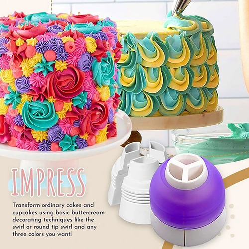 I Easybake Tri Color Coupler Large Cake Converter