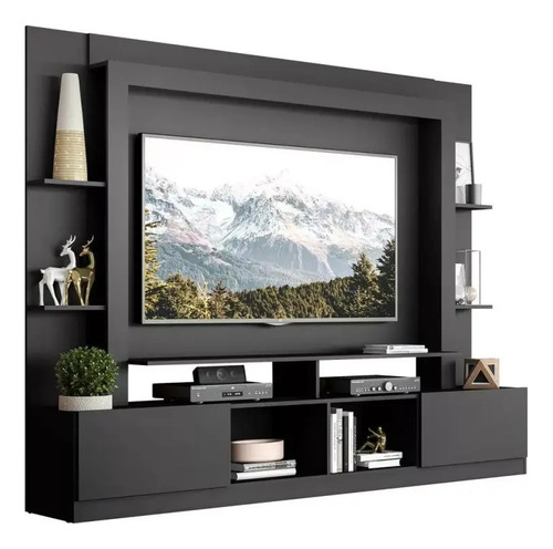 Mueble Organizador Tv Rack Mesa Con Panel